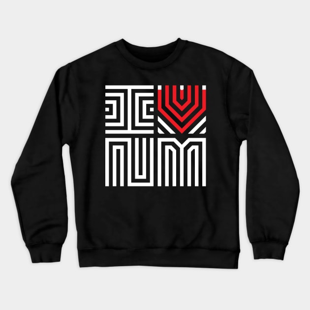 I Love New Mexico Crewneck Sweatshirt by ArtEnginering